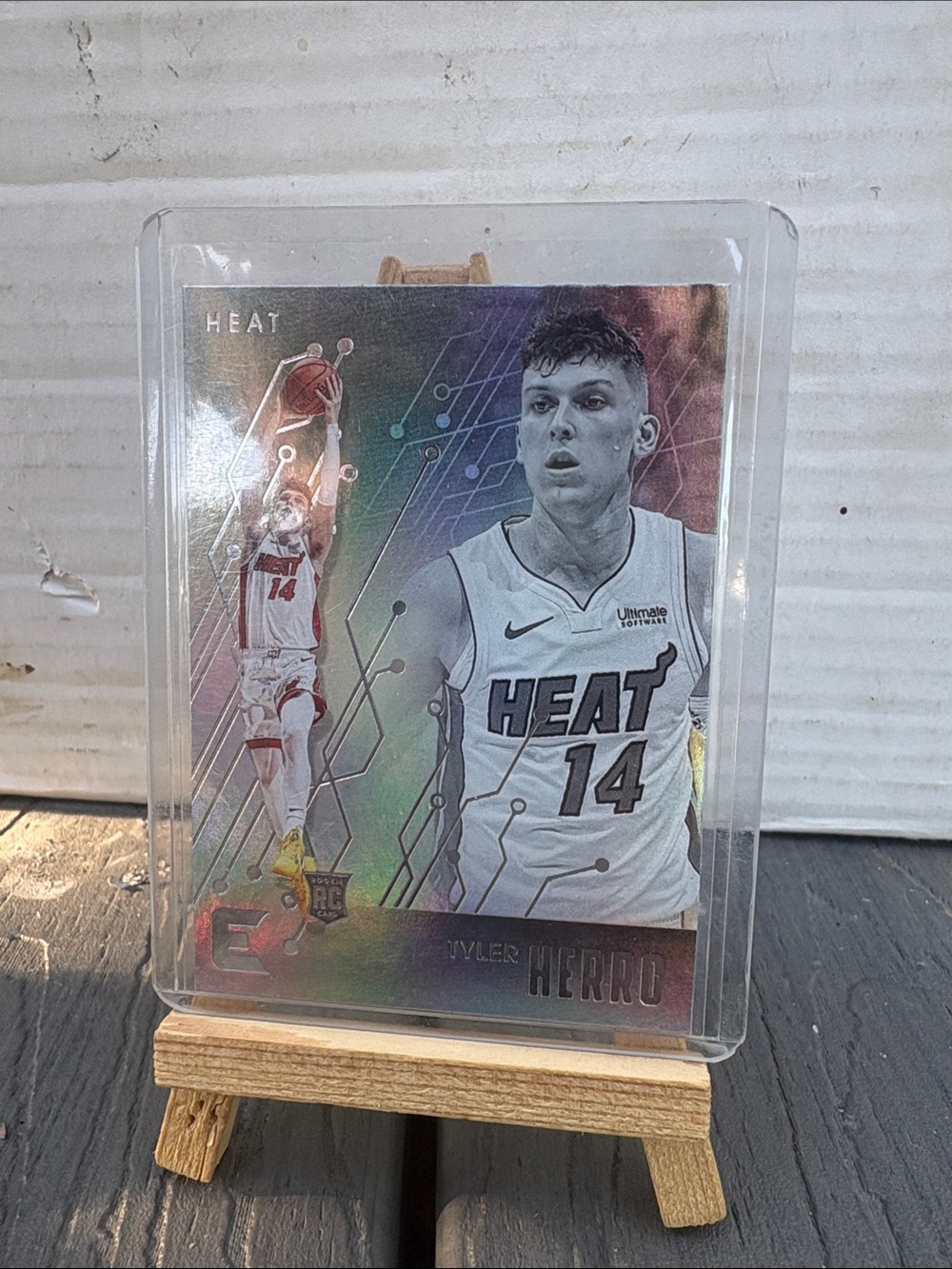 Tyler Herro RC Miami Heat Basketball Trading Card - Holo Prizm